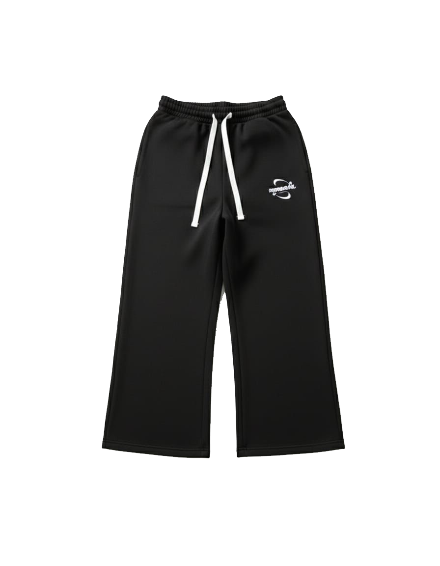 BLACK "REMMAL" PANTS