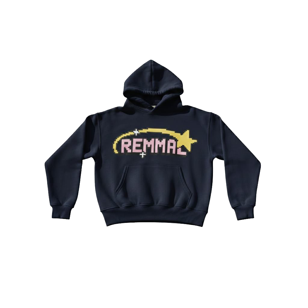 NAVY "REMMAL" HOODIE