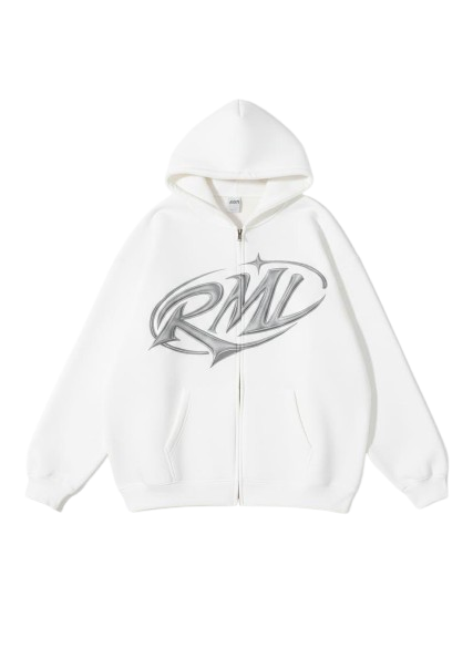 WHITE "REMMAL" ZIPUP